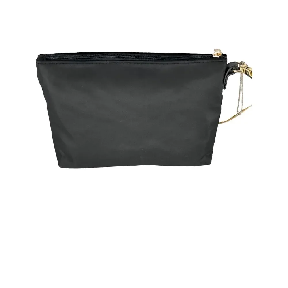 NWT A New Day Black Zip-Top Cosmetic Make-Up Bag Women's